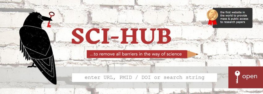 A-raven-as-the-logo-representing-Sci-Hub